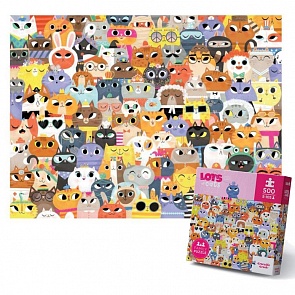 Пазл 500 деталей – Кошки (Crocodile Creek, 2885-4)